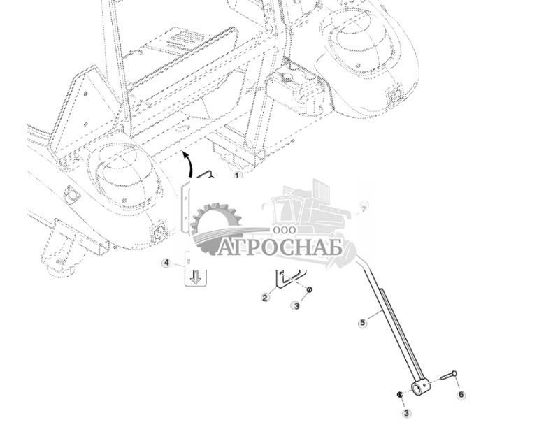 Управление блокировкой дифференциала, кабина - ST798563 291.jpg